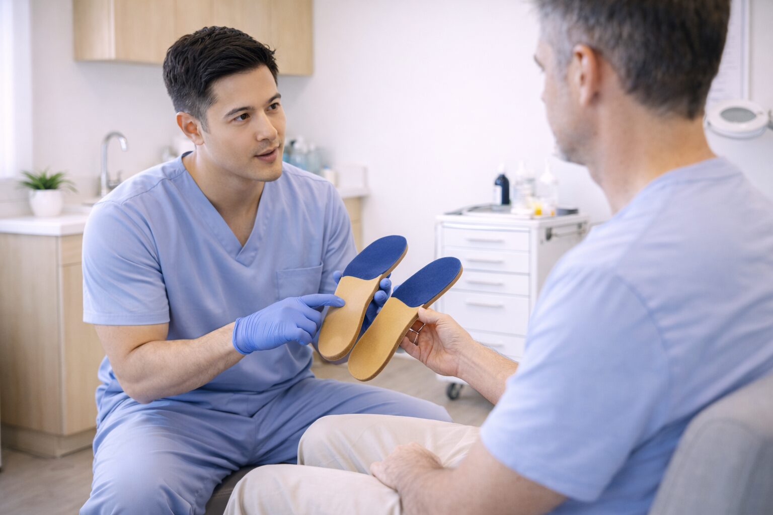 Custom orthotics consultation and fitting